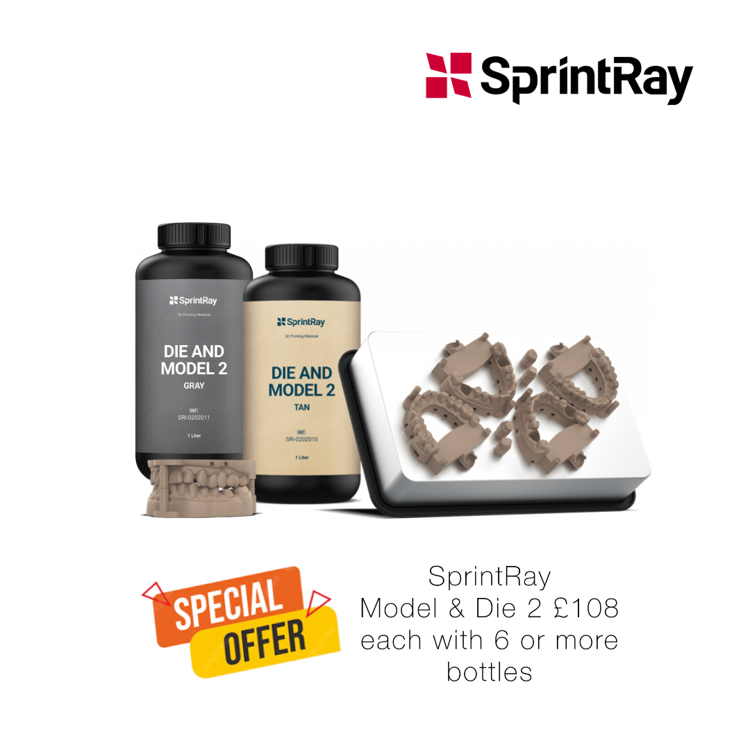 SprintRay Resin Die Model BUY-MORE-PAY-LESS OFFER